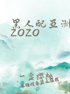 黑人配亚洲女人ZOZO