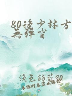 80后少林方丈无弹窗