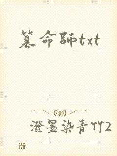 篡命师txt