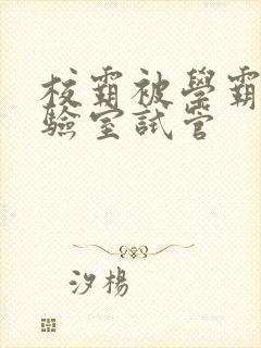 校霸被学霸压实验室试管