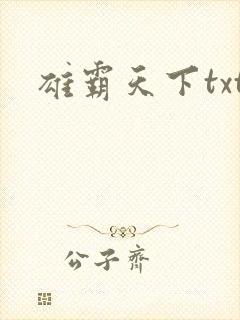 雄霸天下txt