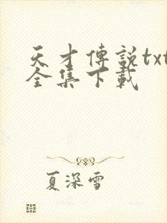 天才传说txt全集下载