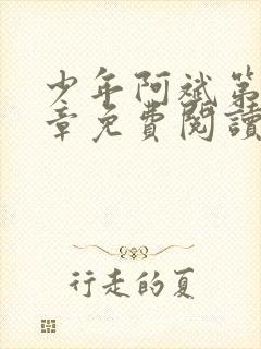 少年阿斌第13章免费阅读