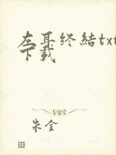 左耳终结txt下载