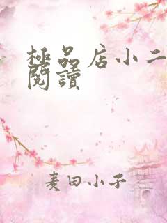 极品店小二全文阅读