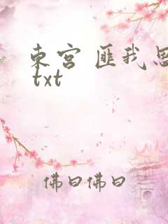 东宫 匪我思存 txt
