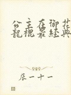 公主在御花园吃龙棍最经典的一句