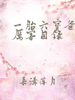 一胎六宝爸比好厉害目录