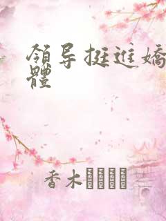 领导挺进娇妻身体