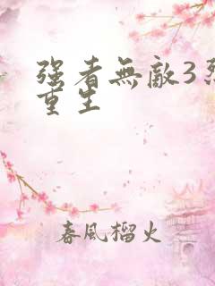 强者无敌3烈火重生