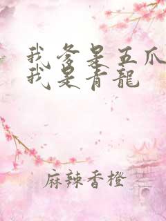我爹是五爪金龙我是青龙