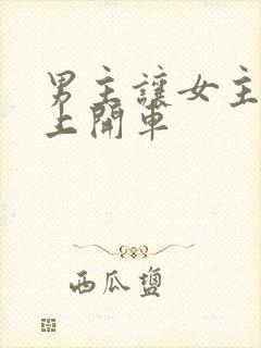 男主让女主坐腿上开车