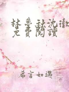 林梦秋沈彻姜衡免费阅读