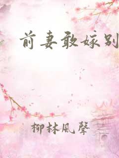 前妻敢嫁别人