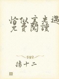 恰似寒光遇骄阳免费阅读