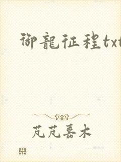 御龙征程txt