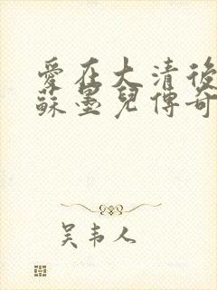 爱在大清后宫.苏墨儿传奇