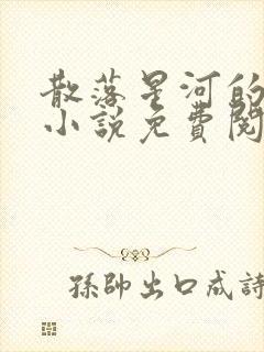 散落星河的记忆小说免费阅读全文