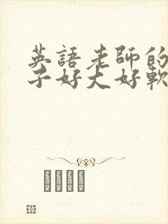 英语老师的小兔子好大好软水