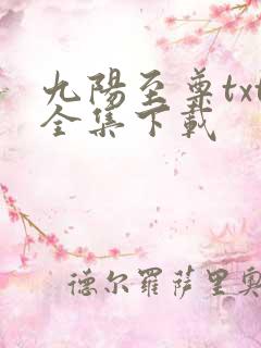 九阳至尊txt全集下载