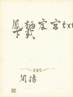 凤栖宸宫txt下载