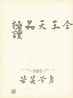 极品天王全文阅读