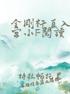 金刚杵直入莲花宫小F阅读