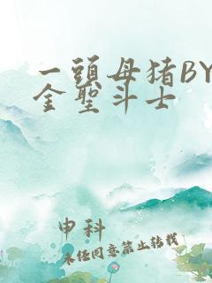 一头母猪BY黄金圣斗士