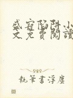 盛宠陷阱小说全文免费阅读