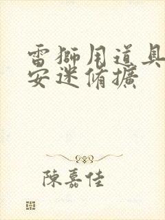 雷狮用道具玩哭安迷修扩