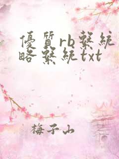 优质rb系统攻略系统txt