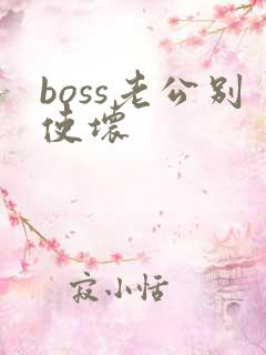 boss老公别使坏