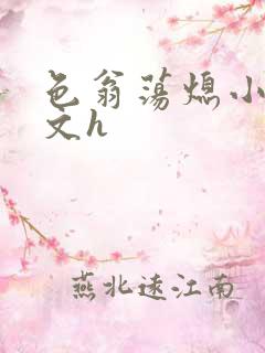 色翁荡熄小说全文h