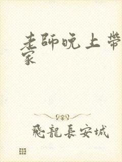 老师晚上带我回家