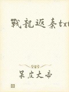 战龙返秦txt