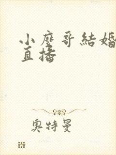 小么哥结婚视频直播