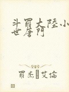 斗罗大陆小说绝世唐门