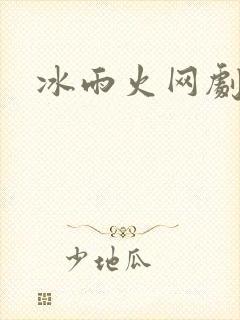 冰雨火网剧小说