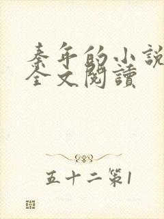 秦年的小说免费全文阅读