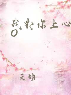 我对你上心了PO