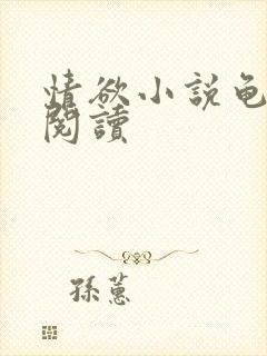 情欲小说龟全文阅读