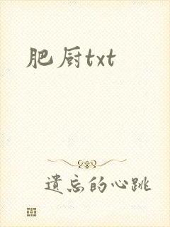 肥厨txt