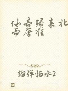 仙帝归来北斗仙帝唐准