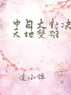 中日大对决  天地双雄