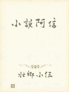 小说阿信