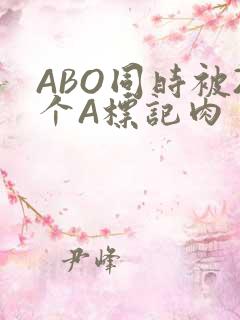 ABO同时被2个A标记肉