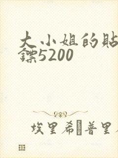 大小姐的贴身保镖5200
