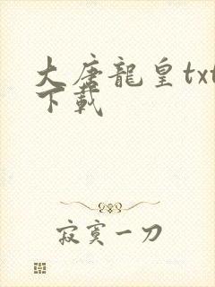 大唐龙皇txt下载