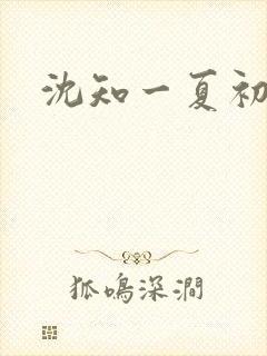 沈知一夏初禾