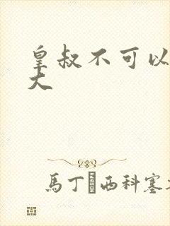 皇叔不可以 太大